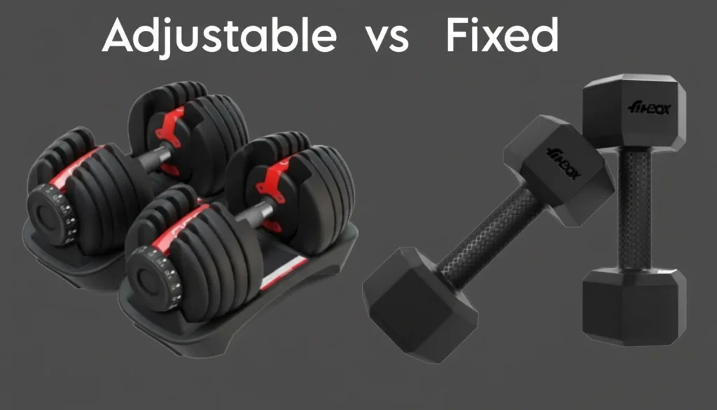 adjustable dumbbells vs fixed dumbbells