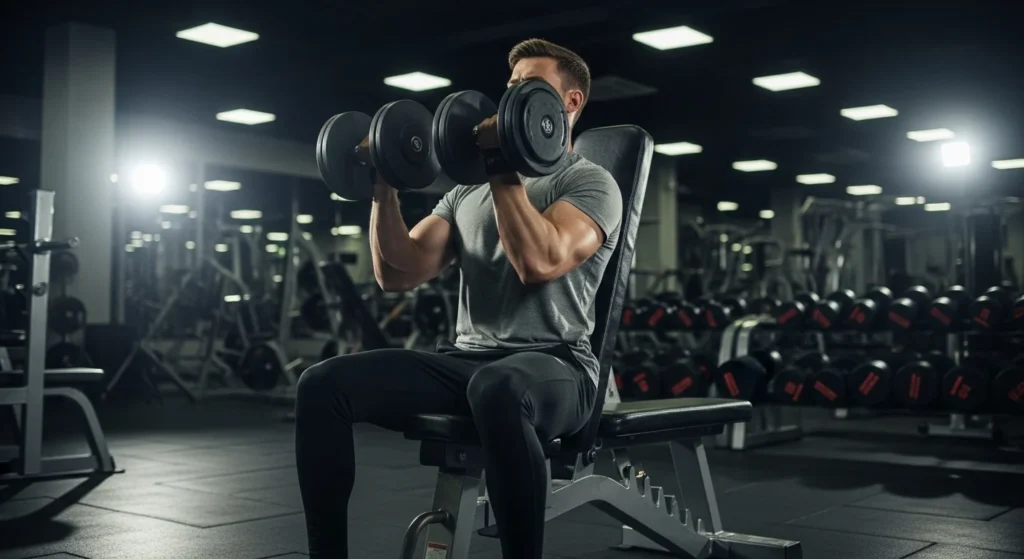 dumbbell arnold press