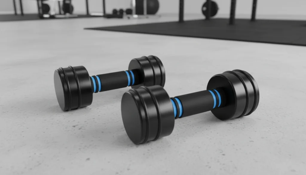 northdeer steel dumbbells adjustable black