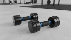 northdeer steel dumbbells adjustable black