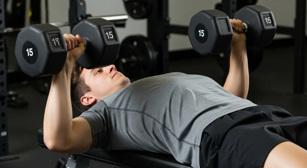chest workouts with dumbbells