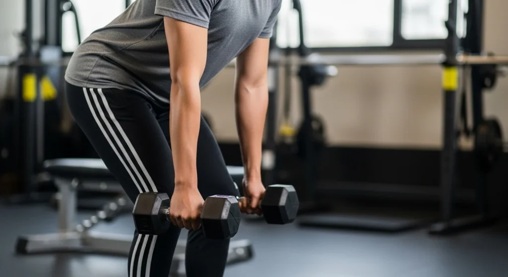 how to do a dumbbell deadlift 