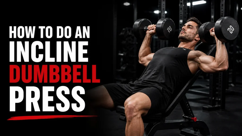 how to do an incline dumbbell press