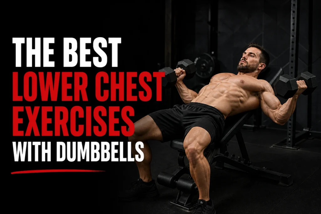 lower chest exercises with dumbbells