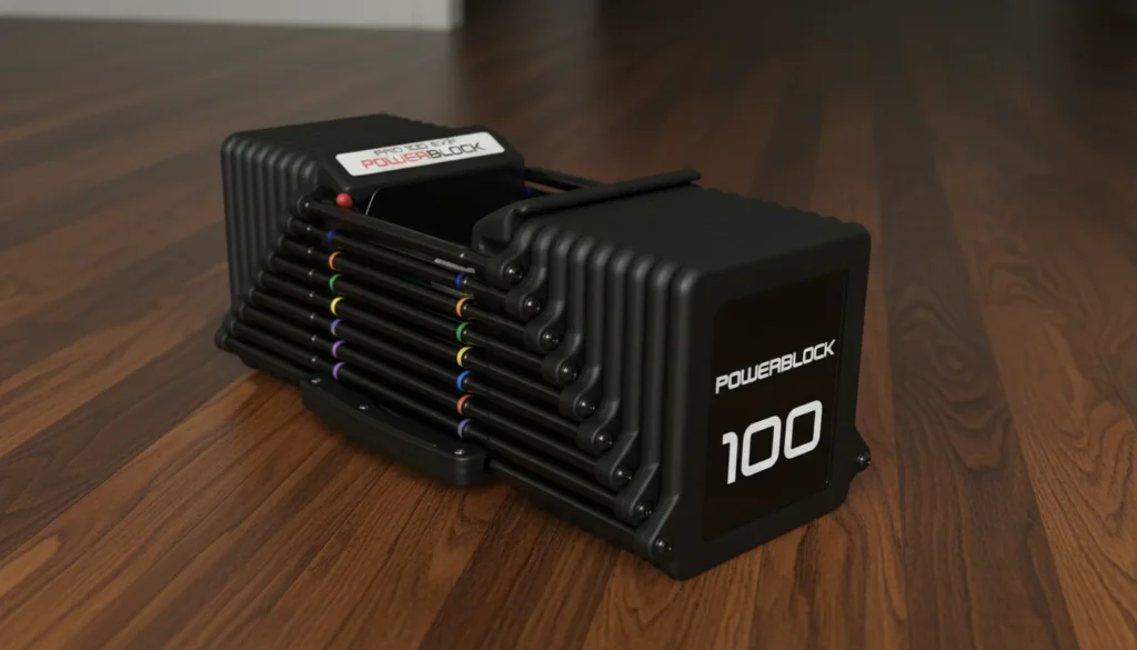 powerblock pro 100 adjustable dumbbells