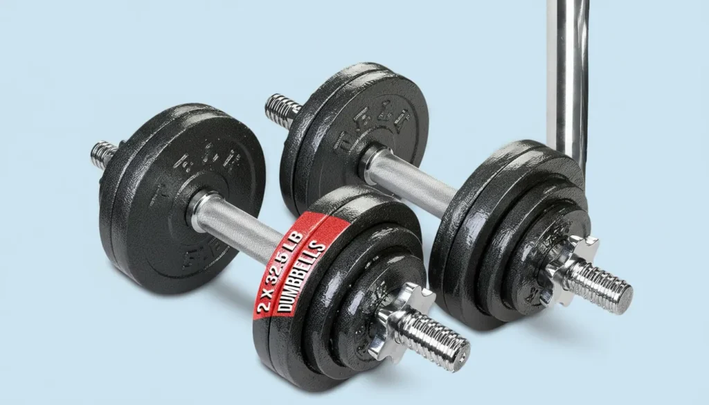 telk adjustable dumbbell set