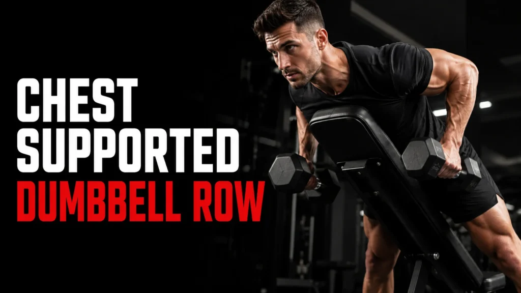 chest supported dumbbell row