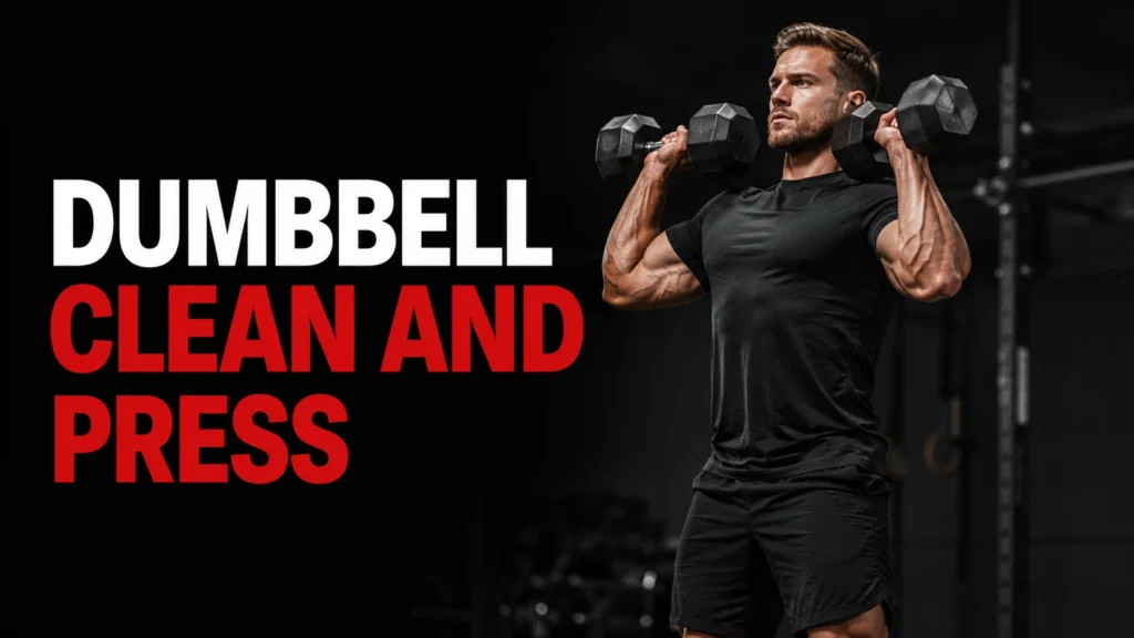 dumbbell clean and press