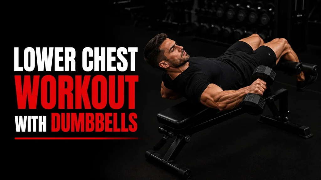 lower chest workout with dumbbells 