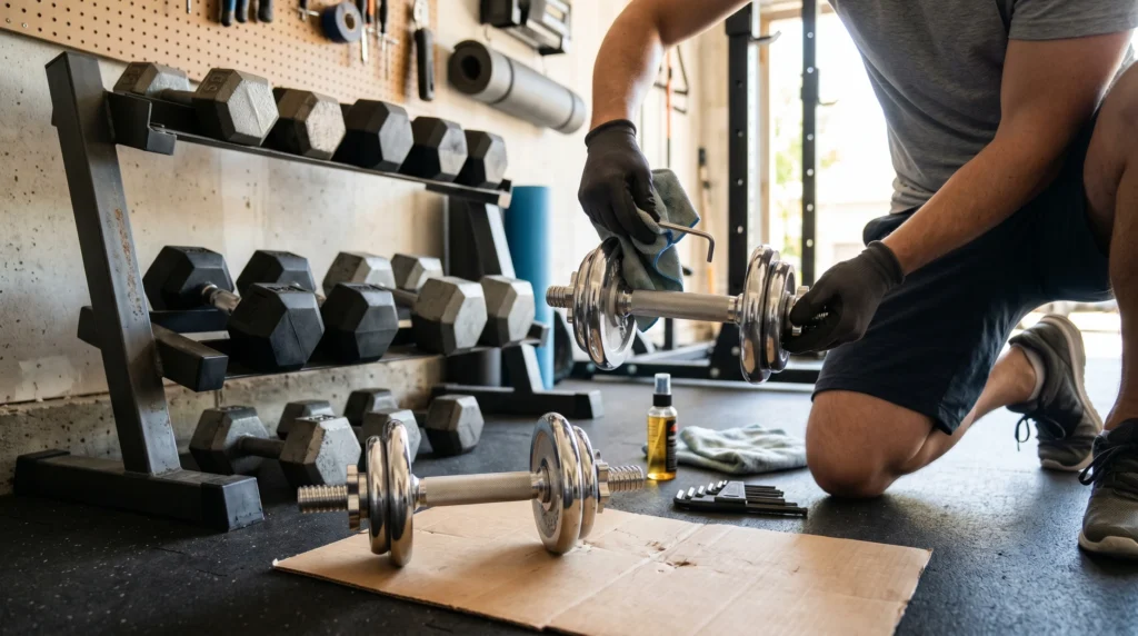 maintaining your adjustable dumbbells