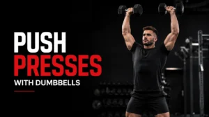 push presses with dumbbells