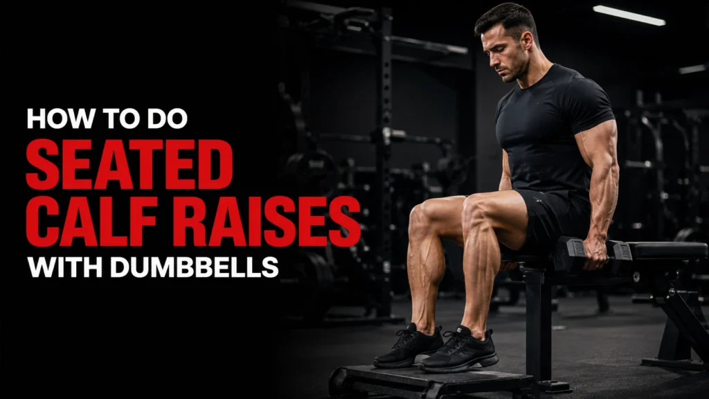 seated calf raises with dumbbells