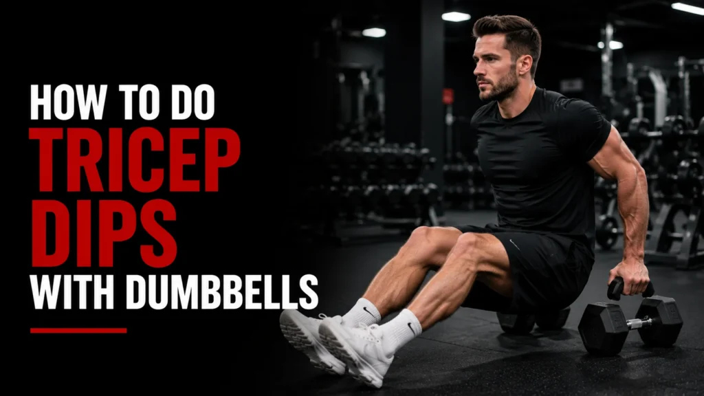 tricep dips with dumbbells